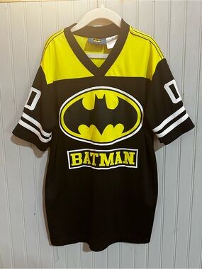Boys Large Batman Jersey Shirt